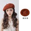 Primavera e Verão Nova Moda Casual L tamanho grande Ajustável Tricotado Respirável Boina Chapéu de Pintura Chapéu Vermelho de Internet Feminino