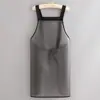Delantal Extendido de TPU Impermeable y a Prueba de Aceite para Catering, Trabajo, Ropa de Trabajo sin Lavado, Cocina, Ropa Protectora para el Hogar para Mujeres