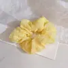 Goma para coleta baja estilo coreano con un toque de alta gama, Sujetador de pelo de oso extragrande para mujer, Material de tela, Alta elasticidad, Suave con el cabello