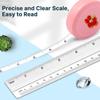 Regla Suave Telescópica Automática de Flor de Cinco Pétalos Fluorescente Estilo Nórdico AliExpress Hogar Portátil Mini Rollo de Cuero