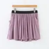 Calças Casuais de Modal Femininas de Verão Shorts para Casa Largos Finos com Bolso para Usar Fora Casa Ar Condicionado Calças de Perna Larga