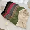 Balaclava da Coreia do Sul chapéu de lã tricotado de inverno cachecol de pescoço à prova de frio para equitação cachecol quente integrado