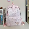 Nova Mochila Estrela da Moda Tendência Cool para Meninas 6º Ano Ensino Fundamental Médio Superior Deslocamento Viagem Versátil Bolsa de Ombro Dupla
