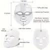 Mascarilla de Belleza con Luz Led Grande, Dispositivo de Belleza con Luz Led de Silicona, Mascarilla Facial, Dispositivo de Rejuvenecimiento de la Piel con Fotones para Uso Doméstico