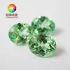 Corindón Verde Claro Oval Suelto Sintético Artificial Verde Corindón Wuzhou Gem