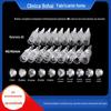 Nanjingjia Nano Microneedle Beleza Cuidados com a Pele Chip Bolacha de Silício Cristal Redondo Parafuso de Cristal Quadrado Baioneta Bolacha de Ouro Cristal Médio