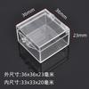 Caja de plástico para PC cuadrada totalmente transparente de 36 x 36 x 23, a prueba de polvo, con tapa abatible, caja de exhibición de muestras de Guangdong