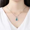 Comercio Exterior Versión Coreana Aleación Colgante Gota de Agua Joyería de Cristal Collar Lágrima de Ángel Europeo y Americano Gema Venta al Por Mayor Transfronteriza Exquisito