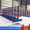 Prateleiras Cantilever Construção Simples e Dupla Prateleiras de Tubo de Chapa Armazém Estrutura de Aço Armazenamento