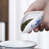 Té de porcelana blanca, té de porcelana de loto, pala de té de cerámica, cuchara de té de apreciación del té, juego de té de kung fu, arte del té, accesorios para la ceremonia del té