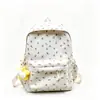 Mochila Juvenil Estilo Japonés Floral Soft Girl para Mujer Estilo Ins Estilo Mori Fresca y Limpia Mochila Escolar Mochila para Estudiante de Preparatoria