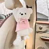 Caja de Pañuelos para Coche Creativa Dibujos Animados Muñeco de Peluche Lindo Caja de Pañuelos Colgante Bolsa Colgante para Pañuelos en el Respaldo del Asiento del Coche