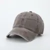 Gorra de Béisbol Lavada Estilo Europeo y Americano, Gorra de Mezclilla, Gorra Vintage Suave con Protección Solar Desgastada, Transpirable y Protectora del Sol