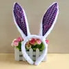 Diadema Fina de Orejas de Conejo para Niños Pequeños Diadema Lentejuelas Conejito de Peluche Conejito Animal Pequeño Accesorios para la Cabeza