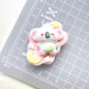 Desenho fofo coala cola creme diy resina brilhante capa de celular grampo de cabelo corda de cabelo acessórios de resina material para atacado