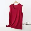 Novo Colete Modal Tamanho Grande para Mulheres, Adequado como Camada Interna ou Peça Externa, Camiseta Regata Fina de Verão com Caimento Solto