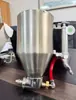 Novo Tipo de Pistola de Pulverização de Aço Inoxidável para Revestimento Water-In-Sand, Frasco Spray com Botão Multifuncional, Pistola de Pulverização de Tinta Pedra Real