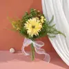 Ramo Pequeño, Flor Artificial, Decoración de Flor Artificial, Flor de Rosa Artificial, Decoración de Flor Artificial, Flor Biónica, Flor de Plástico, Flor Decorativa