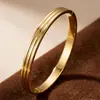 Pulsera de Acero de Titanio para Mujer Galvanoplastia al Vacío Estilo INS Europeo y Americano Nicho Versátil Ligero Lujo Estilo de Gama Alta Pulsera de Acero Inoxidable