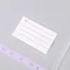 Bolsa para Archivos con Velcro de 11 Agujeros A4 Color Caramelo PP Impermeable Cuatro Colores 18 Denier Espesor Aumentado Mate Bolsa para Archivos de Almacenamiento de Oficina