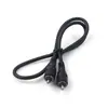En stock al por mayor cable de alimentación RCA macho a macho 22AWG * 2c longitud 19cm cable de alimentación de PVC cable de parche de video