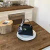Bolsa de Mão Quadrada Pequena Feminina da Moda 2026 Novo Modelo Versátil para o Dia a Dia e Trabalho com Acabamento de Alto Padrão para Sair