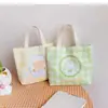 Linda bolsa de mano nueva, bolsa de lona versátil para oficinistas, bolsa estilo coreano para salidas, bolsa de estudiante, bolsa de bebé y bolsa para el almuerzo