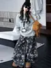 Nueva colección de otoño para niñas: Camiseta de manga larga con estampado de letras, overol con estampado de estrellas, prenda base estilo coreano y pantalones de pierna curva de moda
