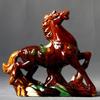 Tang Sancai Cavalo Ornamento de Cerâmica Cavalo Oito Cavalo Presente Artesanato Decoração de Casa Chinês Retro Sala de Estar Ornamento