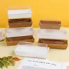 Caja de embalaje para sándwiches, caja para rollo de pastel, rollo suizo, rollo de toalla, caja para pastel de nieve, caja para pastel de hebras de carne