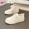 Zapatos de Lona para Mujer Warrior 2026 Nuevos de Verano Transpirables Casuales Versátiles Estudiante Suela Gruesa Zapatos de Skate Mujer B