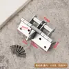 Cerrador de Puerta Invisible Multifuncional Posicionamiento Automático Cerrando Puerta Ángulo Recto de 90 Grados Puerta de Madera Malla Bisagra de Resorte de 4 Pulgadas Bisagra