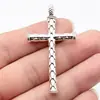 60x32mm 9.2g Multicolores Accesorios para Joyería DIY Patrón de Escamas Colgante de Cruz