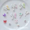 Aleación Plata Dibujos Animados Accesorios de Joyería Garra de Gato Máscara de Mariposa Colgante de Zorro Cadena para Teléfono Móvil DIY Colgante para Llavero
