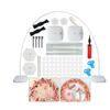Bolsa de agua con varilla de fibra de Amazon, base para arco de globos, ideal para fiestas de cumpleaños, bodas, decoración navideña, soporte para globos