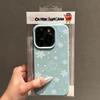 Funda de Copo de Nieve de Lunares Adecuada para Funda de Teléfono Apple 17/16 Promax iPhone 15 Apple 14/13/12/11 Lichi