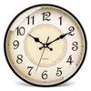 Reloj de Pared Silencioso Estilo Europeo Platino para Sala de Estar, Dormitorio, Oficina; Reloj de Pared Simple y Elegante; Reloj Moderno Creativo de Cuarzo