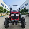 Trator para Uso Agrícola, 4WD 504 Greenhouse King, Máquina de Pomar de Dupla Finalidade, Movido a Diesel, com Funções de Escavação, Cultivo de Solo e Aragem Rotativa