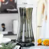 Jarrón de Cristal Simple de Lujo Ligero Estilo Ins Lirio Hidropónico Flores Frescas Sala de Estar Nórdica Arreglo Floral Adorno Creativo