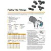 Legris Legris Serie Fast & Tite Accesorios Roscados Aprobados por la FDA Serie MR P8MR6/N8MR6
