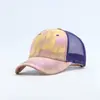 Nuevo Estilo Gorra de Béisbol Vintage con Graffiti Tie-Dye para Mujer Moda Primavera y Verano Marca de Tendencia Ins Gorra de Pico de Pato