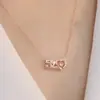 Novo 520 Eu Te Amo Smart Colar Feminino Luxo Leve Feminino Dia dos Namorados Amor à Distância Corrente da Clavícula Dia da Memória Presente