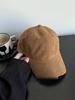 Efecto Adelgazante Facial~2025 Gorra de Béisbol de Gamuza Moda Retro Japonesa de Alta Gama Circunferencia de Cabeza Grande Gorra de Pico Sombrero Unisex