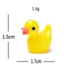 Patitos Amarillos Coloridos Accesorios Creativos de Decoración para Paisajismo con Musgo DIY Mini Paisaje Micro Adornos de Escritorio en Miniatura