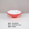 Louça de Melamina Tigela Grande Comercial Cônica Bicolor Tigela para Ramen Apimentada Tigela Especial de Plástico para Loja de Macarrão Tigela de Melamina Atacado