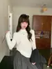 Uma peça essencial do guarda-roupa! Top emagrecedor! Top interno de manga longa estilo coreano para o início do outono, arrumado e emagrecedor, macio e aconchegante, com gola semi-alta, para mulheres