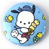 Broche redondo de lata Sanrio melody kulomi cinnamon dog transfronteiriço gato KT estudante