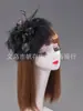 Accesorios para el Cabello de Novia Europeos y Americanos Joyería de Plumas Blancas Tocado para Actuación en Escenario Tarjeta para el Cabello de Niña con Malla Amazon