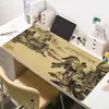 Alfombrilla de ratón estilo pintura a tinta estilo antiguo, Alfombrilla de teclado extra grande y engrosada, Alfombrilla antideslizante con borde bloqueado para escritorio de oficina y juegos, Personalizable con tu propio diseño