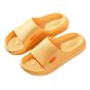 Verano al aire libre interior hogar baño antideslizante sensación de caca EVA hogar hombres zapatillas de suela gruesa mujeres logo